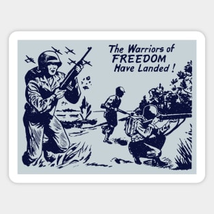 WWII Warriors Have Landed Magnet